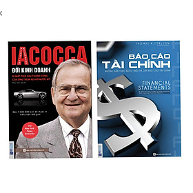 Combo 2 cuốn ; Iacoca Đời kinh doanh + Báo cáo tài chính ( tặng giá đỡ iring như hình )