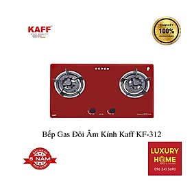 Mua Bếp Gas Đôi Âm Kính Kaff KF-312 - Hàng chính hãng