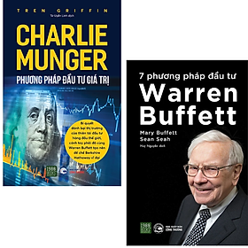 Combo 2Q Sách bài Học Kinh Doanh : 7 Phương Pháp Đầu Tư Warren Buffet +  Charlie Munger - Phương Pháp Đầu Tư Giá Trị