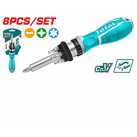 BỘ 8 TUA VÍT TOTAL TACSD30086 - HÀNG CHÍNH HÃNG
