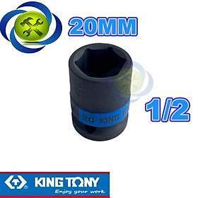 Mua Tuýp đen ngắn Kingtony 453520M 20mm 1/2 6 cạnh