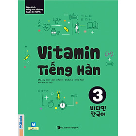 Vitamin Tiếng Hàn Tập 3 - Tiếng Hàn sơ cấp tặng giấy nhớ PS