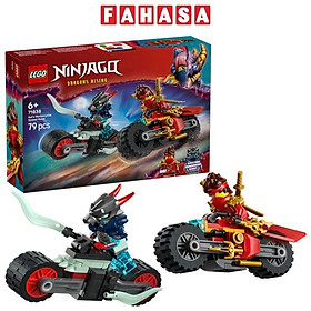 Đồ Chơi Lắp Ráp Bộ Đôi Xe Đua Tốc Độ Của Kai - Lego Ninjago 71838 (79 Mảnh Ghép)