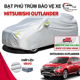 [OUTLANDER] Bạt phủ xe ô tô 3 lớp thông minh vải dù oxford áo trùm bảo vệ xe mitsubishi outlander che nắng,nóng,mưa