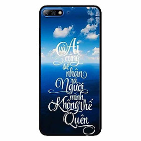 Hình ảnh Ốp lưng in cho Huawei Y7/ Y7 Prime 2018  Mẫu Không Thể Quên