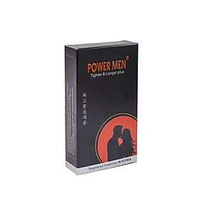 Bao cao su Size Việt, Ngăn xuất tinh sớm, Tăng khoái cảm Powermen Tighter Longer Plus Hộp 12 chiếc (TLO12)