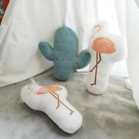 Cute Good Night Toy Cushion Super Soft Decorative Throw Pillow Cactus S