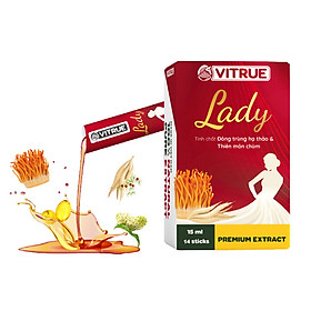 Vitrue Lady [Nội tiết tố nữ tự nhiên] Cải thiện sinh lý nữ [Phòng ngừa mãn kinh sớm] [Làm đẹp da, ngăn ngừa lão hóa]