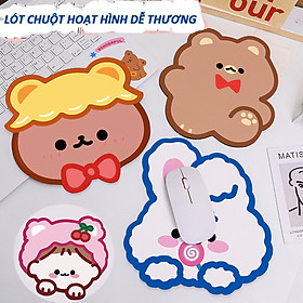 Mua Tấm Lót Chuột Silicon Chống Trượt Họa Tiết Hoạt Hình Dễ Thương