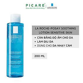 Nước Cân Bằng Giàu Khoáng Dành Cho Da Nhạy Cảm La Roche-Posay Soothing Lotion Sensitive Skin - 200ml