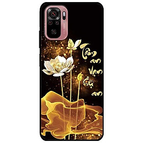 Ốp lưng dành cho Xiaomi Xiaomi Redmi Note 10 - Redmi Note 10 Pro - mẫu Sen Vàng Tâm An