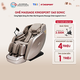 CHỈ GIAO MIỀN BĂC | Ghế Massage Kingsport Premium G63 Sonic Công Nghê Massage Kingtech Dual, 38 bài Massage Cao Cấp
