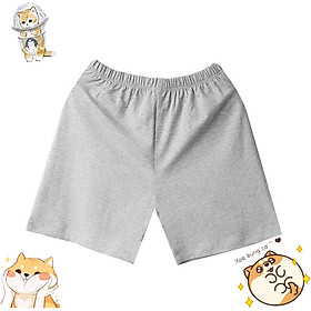 Quần đùi thun trơn cho bé mùa hè từ 8-40 kg