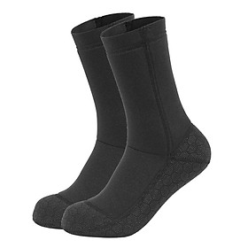 3MM Neoprene Wetsuit Socks Ấm lặn với bình dưỡng khí Tất đi biển mùa đông Booties Giày chống trượt Vớ lướt sóng