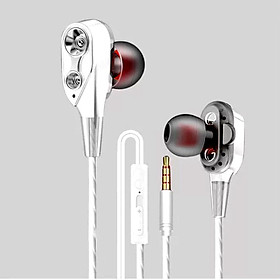 Tai Phone Điện Thoại Loa Kép Bass Siêu Trầm , Âm Thanh Sống Động 4D - Tai Nghe Nhạc Y90