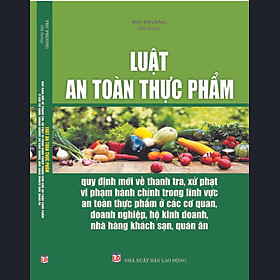 Download sách Luật An toàn thực phẩm – Quy định mới về thanh tra, xử phạt vi phạm hành chính trong lĩnh vực an toàn thực phẩm ở các cơ quan, doanh nghiệp, hộ kinh doanh, nhà hàng, khách sạn, quán ăn