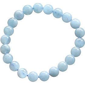 Vòng Aquamarine (Hải Lam Ngọc) Myanmar 8mm Ngọc Quý Gemstones VT130