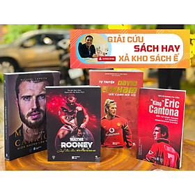 [Giải cứu sách hay, xả kho sách ế] Combo các huyền thoại Man Utd: CARRICK + CANTONA + BECKHAM + ROONEY – THBooks