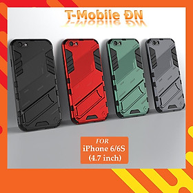 Ốp lưng cho iPhone 6 6s, Ốp chống sốc Iron Man PUNK cao cấp kèm giá đỡ cho iPhone 6 6s - iPhone 6 (MH 4.7")