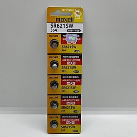 5 Viên Pin Đồng Hồ SR626 / SR621 / SR716 / SR521 / SR616 / SR516 / SR721 / SR920 / SR927 Maxell Chính Hãng