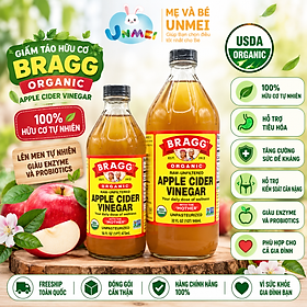 Giấm táo hữu cơ Bragg - 473ml