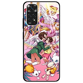 Ốp lưng dành cho Xiaomi Redmi Note 11 4G - Anime Hai Cô Gái Và Pet