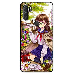 Ốp lưng dành cho Vsmart Active 3 mẫu Cô Gái Mắt Kính Đen