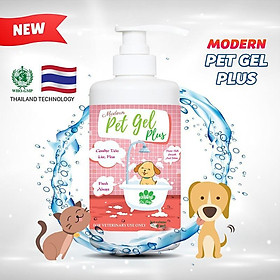 Sữa Tắm Diệt Ve Rận Bọ Chét Chó Mèo Modern Pet Gel PLUS 500ML