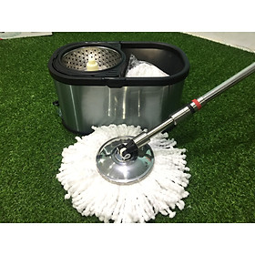 Bộ lau nhà Inox Tahaco Mop xoay 360 độ