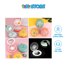 Đồ chơi quạt tròn có gương soi hình động vật (sạc USB) Value Toys - Mẫu ngẫu nhiên