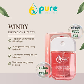 Dung dịch rửa tay dưỡng da WINDY - Aloevee/Blue Icy/ Cherry/ Green Tea/ Viosexy  - Diệt khuẩn 99,9% vi khuẩn - Hương thơm tinh tế, sang trọng - Giúp làm sạch và dưỡng ẩm cho da 50ml