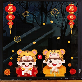 Mua Decal dán tường trang trí tết Nhâm Dần- HM6651