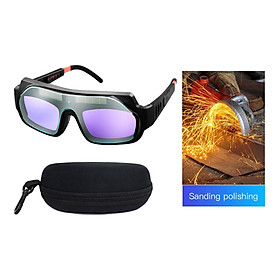 Solar Auto Darkening Welding Goggles Eye Protection for TIG Mig ARC Weld