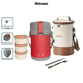 Mua Hộp cơm giữ nhiệt văn phòng cap cấp Mitomo LCH-7086 chính hãng - Bảo hành 12 tháng