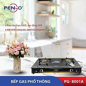 Mua Bếp ga đôi mặt kính Pengo PG 8001A( Hàng chính hãng)