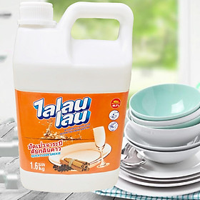 Nước rửa bát chén Thái Lan khử sạch mùi tanh,Đánh Bay vết bẩn -Talaulau Quế 1,6kg .