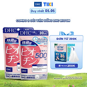 Hình ảnh Viên Uống DHC Biotin Ngăn Rụng Tóc Sustained Release Biotin 30 Ngày (Gói 30 Viên x2)