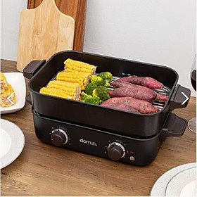 Mua Nồi lẩu đa năng Dupan Domus 3 in 1  Lẩu   Nướng  Hấp Made in Korea Hàng chính hãng