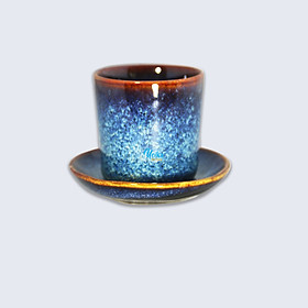 Mua Cốc Uống Trà - Cốc Uống Cafe 7x5cm Men Xanh Hoả Biến