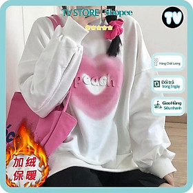 Áo Nỉ Nữ TVSTORE Áo sweater dày dặn thời trang mùa đông mới cho nữ 2021
 Dày Ấm Nhiều Màu