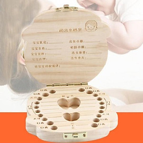Hộp đựng răng sữa, tóc sơ sinh OEM