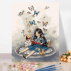 Mua Tranh vải treo tường trang trí phòng  thảm treo tường decor hình cô gái siêu dễ thương