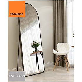 Mua *GƯƠNG SOI TOÀN THÂN VIỀN KIM LOẠI DÁNG VÒM CÓ CHÂN GSTT240N