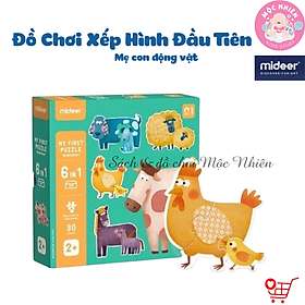Đồ Chơi Xếp Hình Ghép Cặp Đầu Tiên Nhiều Chủ Đề - My First Puzzle Mideer Dành Cho Các Bé Trên 2 Tuổi