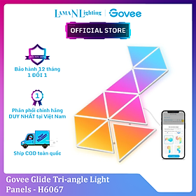 Đèn LED tam giác lắp ghép Govee Glide Tri-angle H6067 | DIY, Thiết kế linh hoạt, 30+ hiệu ứng RGBIC, Nháy nhạc cực chất
