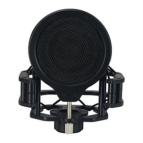 Microphone Shock Mount for Levitt Plastic Pop Filter Mesh Mic Mount Holder