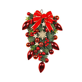 Decorative Christmas Wreath Hanging Garland for Christmas Door Decoration