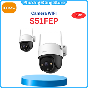 Camera Wifi ngoài trời Imou Cruiser SE+ 4MP S51FEP Đàm thoại 2 chiều, Phát hiện chuyển động - Hàng chính hãng