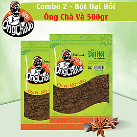 Combo 2 Túi Bột Đại Hồi (Hoa Hồi) Ông Chà Và Túi 500g (Star Anise Powder)