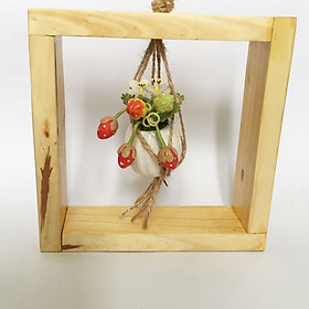 Mua Khung gỗ treo cây trang trí đa năng 15x15cm